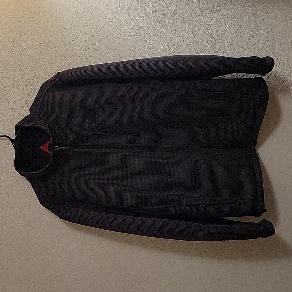 Gerry Full-zip Heavyweight Waffle Fleece Lined Jacket - Gun Metal Gray - XL